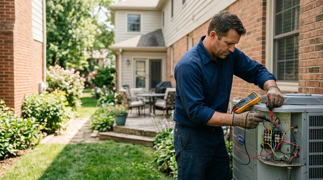 HVAC technician working near Rarden, OH